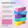 image:imageMelodySusie 6Pcs Nail Files 100180 Grit Double Sided Emery Boards Set for Acrylic Gel and Natural Nails Professional Manicure Pedicure Shaping Tools for Home Salon Care PinkColorful