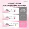 image:imageMelodySusie Acrylic Nail Clippers Nail Clippers Cutters for Acrylic Nails Fake Nail Tips Adjustable Stainless Nail Trimmer Manicure Tool for Salon Home Nail Art PlumPale Pink