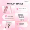 image:imageMelodySusie Acrylic Nail Clippers Nail Clippers Cutters for Acrylic Nails Fake Nail Tips Adjustable Stainless Nail Trimmer Manicure Tool for Salon Home Nail Art PlumPale Pink