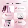 image:imageMelodySusie Acrylic Nail Clippers Nail Clippers Cutters for Acrylic Nails Fake Nail Tips Adjustable Stainless Nail Trimmer Manicure Tool for Salon Home Nail Art PlumRose Gold
