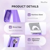 image:imageMelodySusie Acrylic Nail Clippers Nail Clippers Cutters for Acrylic Nails Fake Nail Tips Adjustable Stainless Nail Trimmer Manicure Tool for Salon Home Nail Art PlumPurple