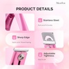 image:imageMelodySusie Acrylic Nail Clippers Nail Clippers Cutters for Acrylic Nails Fake Nail Tips Adjustable Stainless Nail Trimmer Manicure Tool for Salon Home Nail Art PlumPink