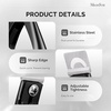 image:imageMelodySusie Acrylic Nail Clippers Nail Clippers Cutters for Acrylic Nails Fake Nail Tips Adjustable Stainless Nail Trimmer Manicure Tool for Salon Home Nail Art PlumBlack