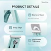 image:imageMelodySusie Acrylic Nail Clippers Nail Clippers Cutters for Acrylic Nails Fake Nail Tips Adjustable Stainless Nail Trimmer Manicure Tool for Salon Home Nail Art PlumGreen