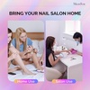 image:imageMelodySusie Acrylic Nail Clippers with 15pcs Magnet Sizers Professional Nail Clippers Cutters for Long Acrylic Gel Nails Tips Adjustable Stainless Nail Trimmer Manicure Tool for Salon Home PinkRainbow