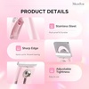 image:imageMelodySusie Acrylic Nail Clippers with 15pcs Magnet Sizers Professional Nail Clippers Cutters for Long Acrylic Gel Nails Tips Adjustable Stainless Nail Trimmer Manicure Tool for Salon Home PinkPale Pink