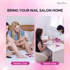 image:imageMelodySusie Acrylic Nail Clippers with 15pcs Magnet Sizers Professional Nail Clippers Cutters for Long Acrylic Gel Nails Tips Adjustable Stainless Nail Trimmer Manicure Tool for Salon Home PinkPlum  Pink