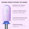 image:imageMelodySusie Ceramic Nail Drill Bit 332 Smooth Round Top Large Barrel Bits Suitable for Manicure Pedicure Cuticle Gel Polishing Beginners Bits Pink Series BitS MediumPurple