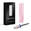 image:imageMelodySusie Ceramic Nail Drill Bit 332 Smooth Round Top Large Barrel Bits Suitable for Manicure Pedicure Cuticle Gel Polishing Beginners Bits Pink Series BitS MediumPink