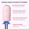 image:imageMelodySusie Ceramic Nail Drill Bit 332 Smooth Round Top Large Barrel Bits Suitable for Manicure Pedicure Cuticle Gel Polishing Beginners Bits Pink Series BitS MediumPink
