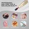 image:imageMelodySusie Ceramic Nail Drill Bit 332 Smooth Round Top Large Barrel Bits Suitable for Manicure Pedicure Cuticle Gel Polishing Beginners Bits Pink Series BitS MediumBlack