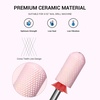 image:imageMelodySusie Ceramic Nail Drill Bit 332 Smooth Round Top Large Barrel Bits Suitable for Manicure Pedicure Cuticle Gel Polishing Beginners Bits Pink Series BitS MediumPink