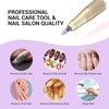 image:imageMelodySusie Ceramic Nail Drill Bit 332 Smooth Round Top Large Barrel Bits Suitable for Manicure Pedicure Cuticle Gel Polishing Beginners Bits Pink Series BitS MediumPurple