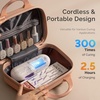 image:imageMelodySusie Compact Cordless UV Nail Lamp PPLUS20F with Innovative Rotatable Panel amp UV Protection Design Rechargeable UV Light Cures All Gels Especially Rhinestone Glue amp Liner Gel Polish PinkPurple