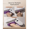 image:imageMelodySusie Compact Cordless UV Nail Lamp PPLUS20F with Innovative Rotatable Panel amp UV Protection Design Rechargeable UV Light Cures All Gels Especially Rhinestone Glue amp Liner Gel Polish PinkWhite
