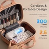 image:imageMelodySusie Compact Cordless UV Nail Lamp PPLUS20F with Innovative Rotatable Panel amp UV Protection Design Rechargeable UV Light Cures All Gels Especially Rhinestone Glue amp Liner Gel Polish PinkPink