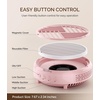 image:imageMelodySusie Compact Nail Dust Collector with Lightweight Design Hpro 3800RPM Portable Nail Vacuum Fan with 3 Suction Modes Reusable Filter amp EasyControl for Beginners Nail Students amp Home UsePinkPink
