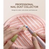 image:imageMelodySusie Compact Nail Dust Collector with Lightweight Design Hpro 3800RPM Portable Nail Vacuum Fan with 3 Suction Modes Reusable Filter amp EasyControl for Beginners Nail Students amp Home UsePinkPink