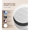 image:imageMelodySusie Compact Nail Dust Collector with Lightweight Design Hpro 3800RPM Portable Nail Vacuum Fan with 3 Suction Modes Reusable Filter amp EasyControl for Beginners Nail Students amp Home UsePinkCordless SproR