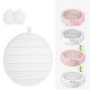 image:imageMelodySusie Compact Nail Dust Collector with Lightweight Design Hpro 3800RPM Portable Nail Vacuum Fan with 3 Suction Modes Reusable Filter amp EasyControl for Beginners Nail Students amp Home UsePink2 Pack Filter