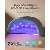 image:imageMelodySusie Cordless UV Nail Lamp with 3 Timers amp Smart Sensor PPlus30G Rechargeable UV Light Cures All Gels Especially Builder Hard Extension Acrylic amp Chrome Gel Polishes BlueBlue