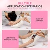 image:imageMelodySusie Foldable Nail Arm Rest for Nail Techs 5Level Adjustable Manicure Hand Rest Cushion Large PU Leather Nail Hand Pillow for Acrylic Gel Nail Art Salon Home Use WhiteWhite