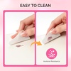 image:imageMelodySusie Foldable Nail Arm Rest for Nail Techs 5Level Adjustable Manicure Hand Rest Cushion Large PU Leather Nail Hand Pillow for Acrylic Gel Nail Art Salon Home Use WhiteWhite
