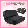 image:imageMelodySusie Foldable Nail Arm Rest for Nail Techs 5Level Adjustable Manicure Hand Rest Cushion Large PU Leather Nail Hand Pillow for Acrylic Gel Nail Art Salon Home Use WhiteBlack