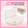 image:imageMelodySusie Foldable Nail Arm Rest for Nail Techs 5Level Adjustable Manicure Hand Rest Cushion Large PU Leather Nail Hand Pillow for Acrylic Gel Nail Art Salon Home Use WhiteWhite