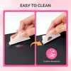 image:imageMelodySusie Foldable Nail Arm Rest for Nail Techs 5Level Adjustable Manicure Hand Rest Cushion Large PU Leather Nail Hand Pillow for Acrylic Gel Nail Art Salon Home Use WhiteBlack