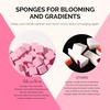 image:imageMelodySusie Gradient Painting Gel 6 Colors Spring Summer Ombre Gel Polish with 100 SpongesampMetal Grabber Set for Aura Nails French Manicure No Wipe Soak Off UV DIY Nail Art Palette Macaron PinkPlum Pink