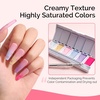 image:imageMelodySusie Gradient Painting Gel 6 Colors Spring Summer Ombre Gel Polish with 100 SpongesampMetal Grabber Set for Aura Nails French Manicure No Wipe Soak Off UV DIY Nail Art Palette Macaron PinkMacaron Pink Set