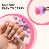 image:imageMelodySusie Gradient Painting Gel 6 Colors Spring Summer Ombre Gel Polish with 100 SpongesampMetal Grabber Set for Aura Nails French Manicure No Wipe Soak Off UV DIY Nail Art Palette Macaron PinkPurple