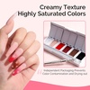image:imageMelodySusie Gradient Painting Gel 6 Colors Spring Summer Ombre Gel Polish with 100 SpongesampMetal Grabber Set for Aura Nails French Manicure No Wipe Soak Off UV DIY Nail Art Palette Macaron PinkCaramel Brown Set
