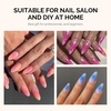 image:imageMelodySusie Gradient Painting Gel 6 Colors Spring Summer Ombre Gel Polish with 100 SpongesampMetal Grabber Set for Aura Nails French Manicure No Wipe Soak Off UV DIY Nail Art Palette Macaron PinkPurple