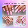 image:imageMelodySusie Kolinsky Acrylic Nail Brush 80 Pure Kolinsky Hair Professional Nail Brush for Acrylic Powder Nail Extension and 3D Nail Carving Nail Art Tools for DIY Home Salon Silver 10Transparent Gradient