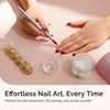 image:imageMelodySusie Kolinsky Acrylic Nail Brush 80 Pure Kolinsky Hair Professional Nail Brush for Acrylic Powder Nail Extension and 3D Nail Carving Nail Art Tools for DIY Home Salon Silver 10Silver