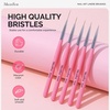 image:imageMelodySusie Nail Art Liner Brushes 5Pcs Professional Gel Polish Painting Art Design Pen Set for Thin Long Lines Tiny Details Fine Drawing Delicate Coloring Sizes 5791120mmPink