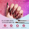 image:imageMelodySusie Nail Art Liner Brushes 5Pcs Professional Gel Polish Painting Art Design Pen Set for Thin Long Lines Tiny Details Fine Drawing Delicate Coloring Sizes 5791120mmColor