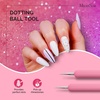 image:imageMelodySusie Nail Art Liner Brushes 5Pcs Professional Gel Polish Painting Art Design Pen Set for Thin Long Lines Tiny Details Fine Drawing Delicate Coloring Sizes 5791120mmPink