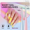 image:imageMelodySusie Nail Art Liner Brushes 5Pcs Professional Gel Polish Painting Art Design Pen Set for Thin Long Lines Tiny Details Fine Drawing Delicate Coloring Sizes 5791120mmColor