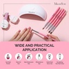 image:imageMelodySusie Nail Art Liner Brushes 5Pcs Professional Gel Polish Painting Art Design Pen Set for Thin Long Lines Tiny Details Fine Drawing Delicate Coloring Sizes 5791120mmPink