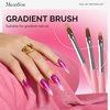 image:imageMelodySusie Nail Art Liner Brushes 5Pcs Professional Gel Polish Painting Art Design Pen Set for Thin Long Lines Tiny Details Fine Drawing Delicate Coloring Sizes 5791120mmLight Pink