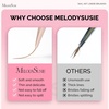 image:imageMelodySusie Nail Art Liner Brushes 5Pcs Professional Gel Polish Painting Art Design Pen Set for Thin Long Lines Tiny Details Fine Drawing Delicate Coloring Sizes 5791120mmTransparent Gradient