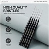 image:imageMelodySusie Nail Art Liner Brushes 5Pcs Professional Gel Polish Painting Art Design Pen Set for Thin Long Lines Tiny Details Fine Drawing Delicate Coloring Sizes 5791120mmBlack