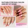 image:imageMelodySusie Nail Art Liner Brushes 5Pcs Professional Gel Polish Painting Art Design Pen Set for Thin Long Lines Tiny Details Fine Drawing Delicate Coloring Sizes 5791120mmLight Pink