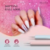 image:imageMelodySusie Nail Art Liner Brushes 5Pcs Professional Gel Polish Painting Art Design Pen Set for Thin Long Lines Tiny Details Fine Drawing Delicate Coloring Sizes 5791120mmColor