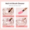 image:imageMelodySusie Nail Brush Cleaner Acrylic Gel Nail Brushes Cleaning amp Restoration Wax and Gel Removing Solution for Manicure Salon at Home 30ml1flozClear80ML