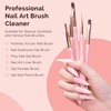 image:imageMelodySusie Nail Brush Cleaner Acrylic Gel Nail Brushes Cleaning amp Restoration Wax and Gel Removing Solution for Manicure Salon at Home 30ml1flozClear80ML