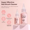 image:imageMelodySusie Nail Brush Cleaner Acrylic Gel Nail Brushes Cleaning amp Restoration Wax and Gel Removing Solution for Manicure Salon at Home 30ml1flozClear80ML
